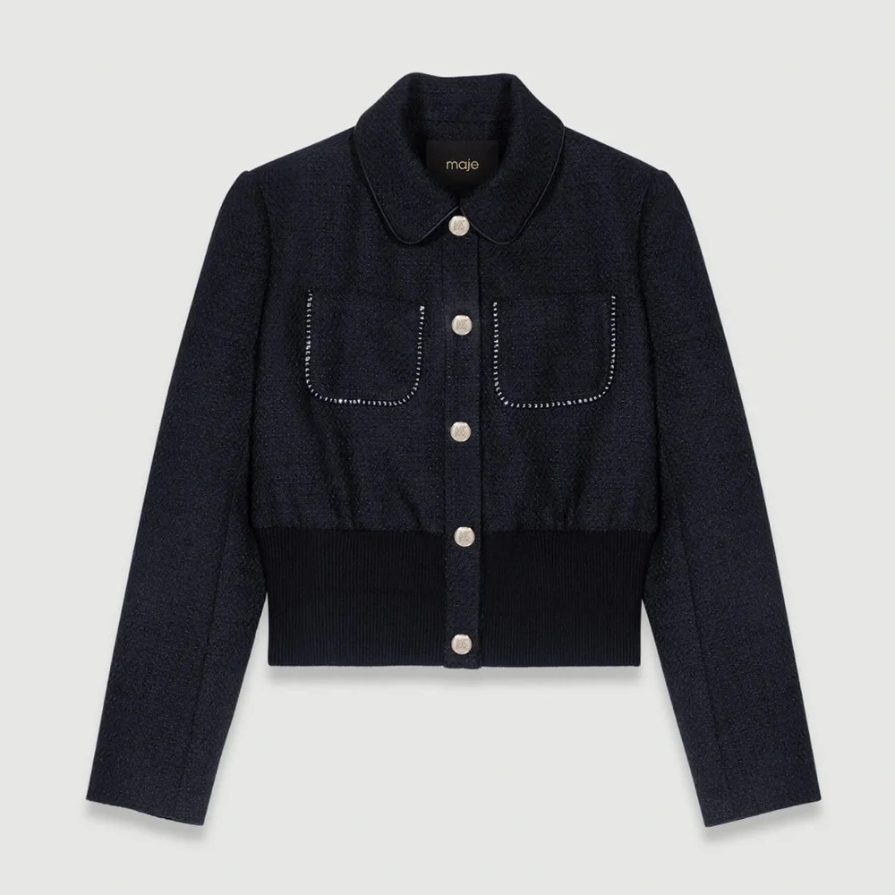 Maje Blopaille Jacket - Picture 1 of 8